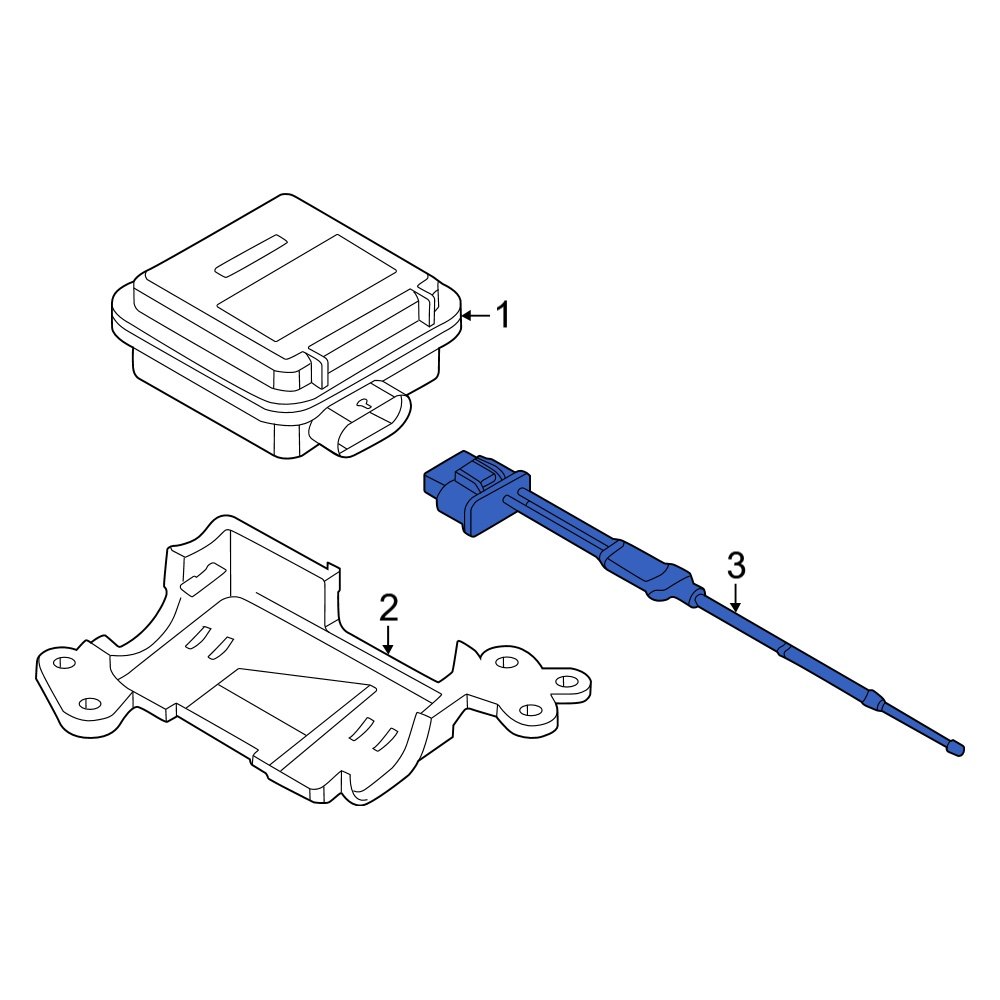 Audi OE 8Y0907414A Garage Door Transmitter Control Module Connector