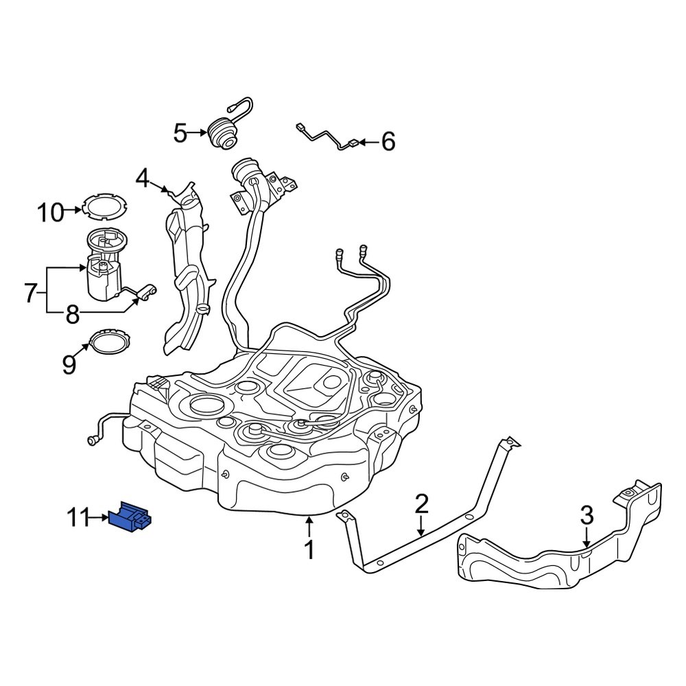 Audi OE 5Q0906093B Fuel Pump Driver Module
