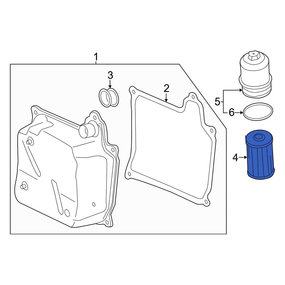 Audi OE 0BH325183B - Transmission Oil Filter