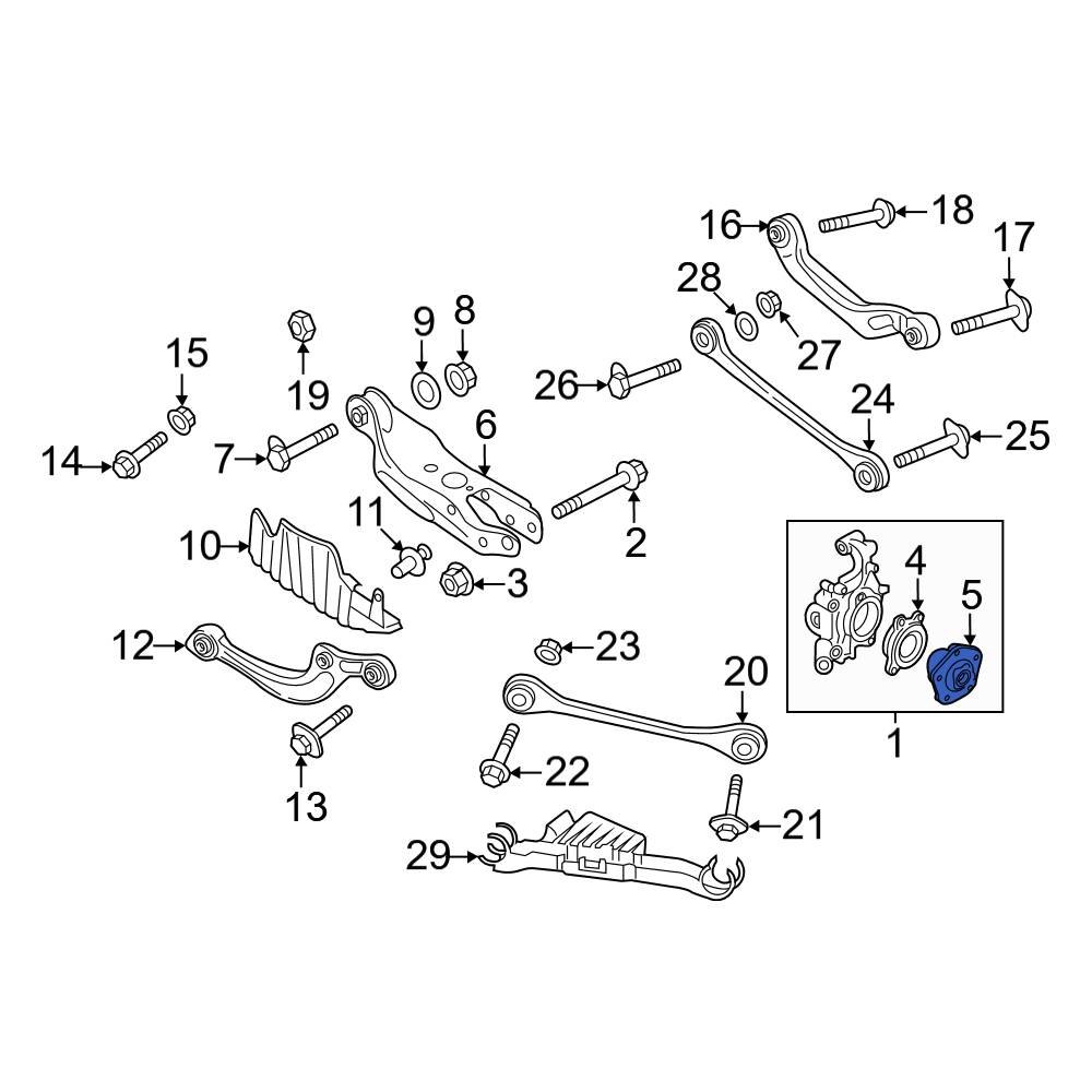 Audi OE 8W0407613 - Front Wheel Hub