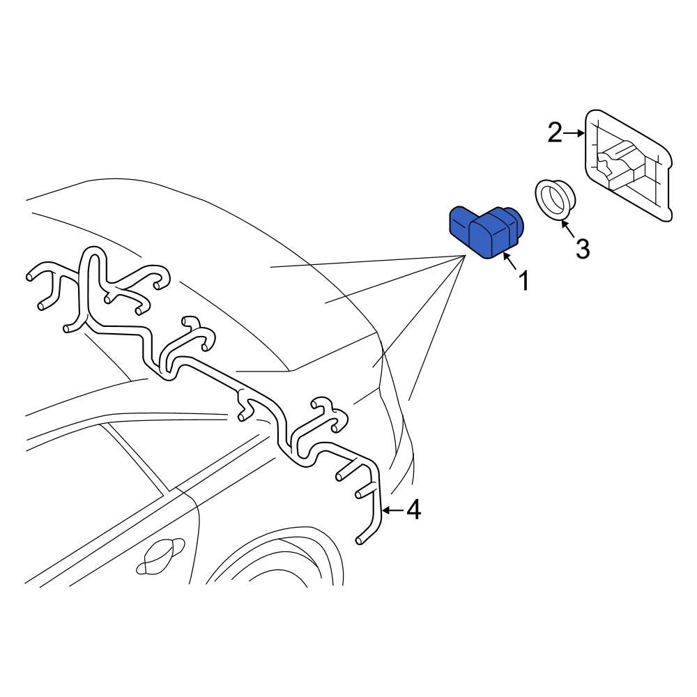Audi OE 1S0919275CGRU - Rear Parking Aid Sensor