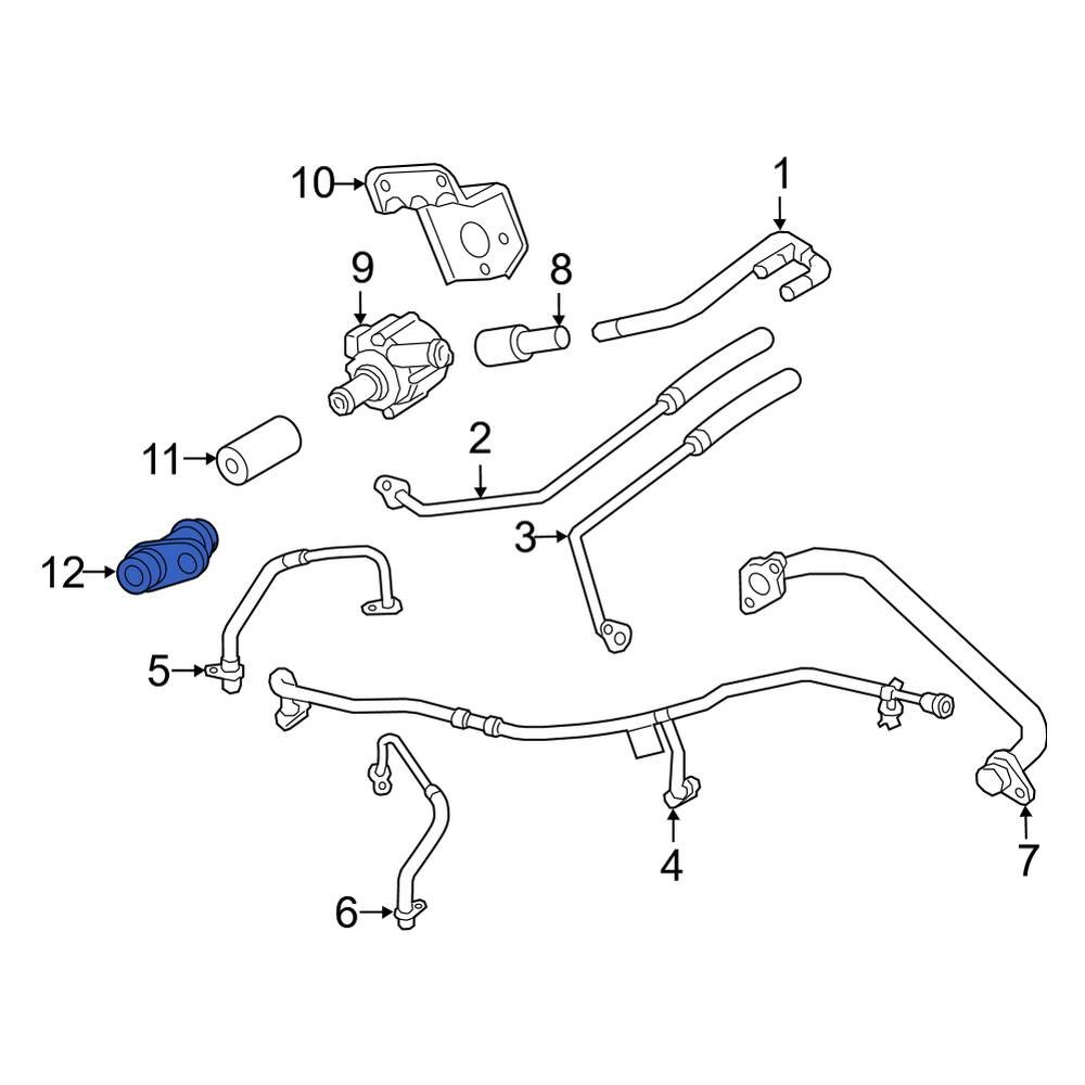 Audi OE 06M121159C Turbocharger Coolant Line Adapter
