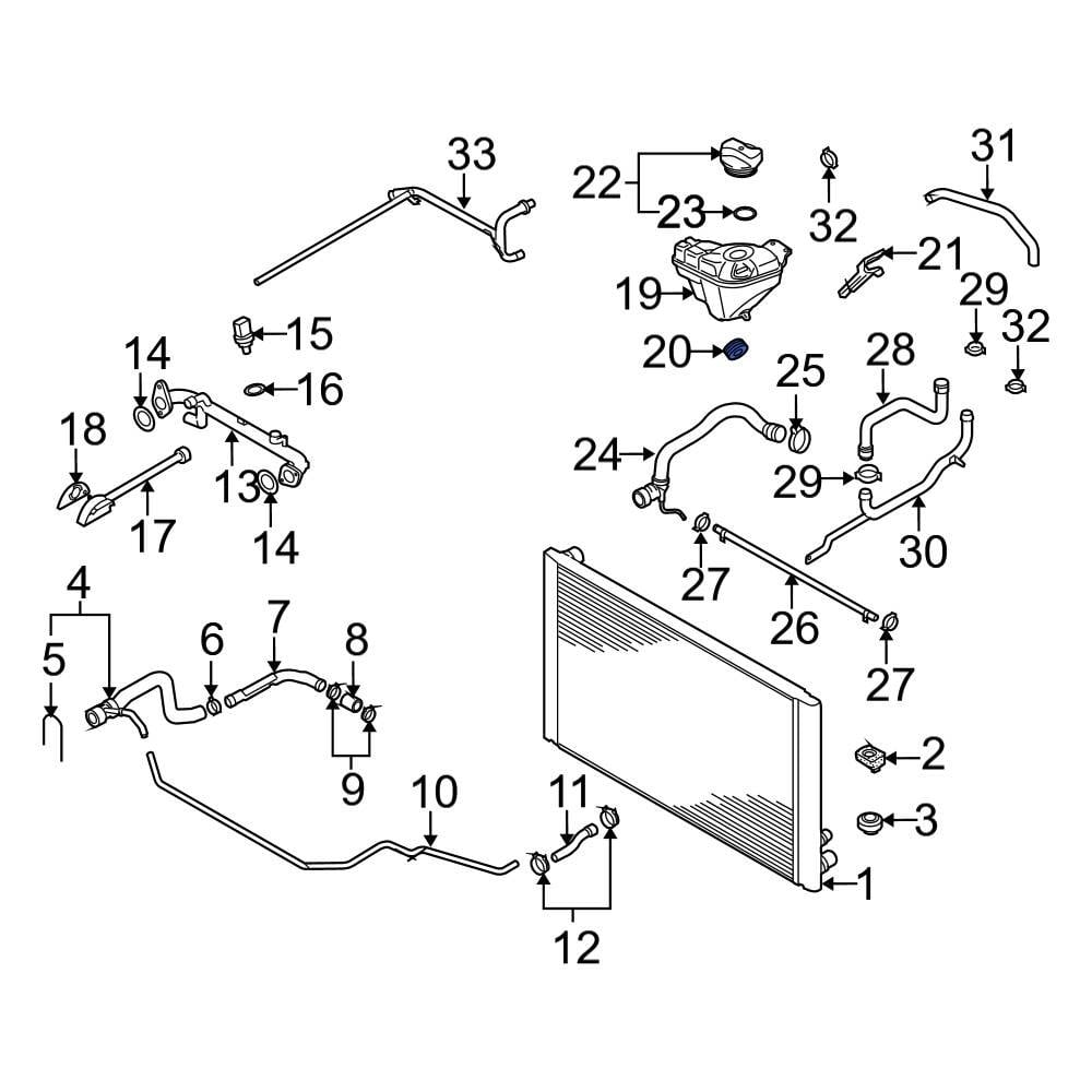 Audi OE 431129669 - Fuse and Relay Center Grommet