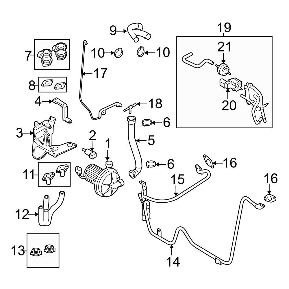 Audi OE 06A133567F - Secondary Air Injection Pump Mount