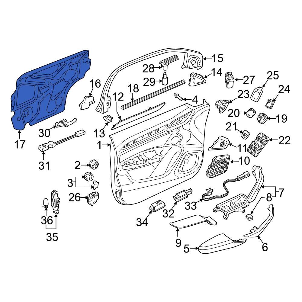 Audi OE 8V4837805 - Rear Sound Absorber