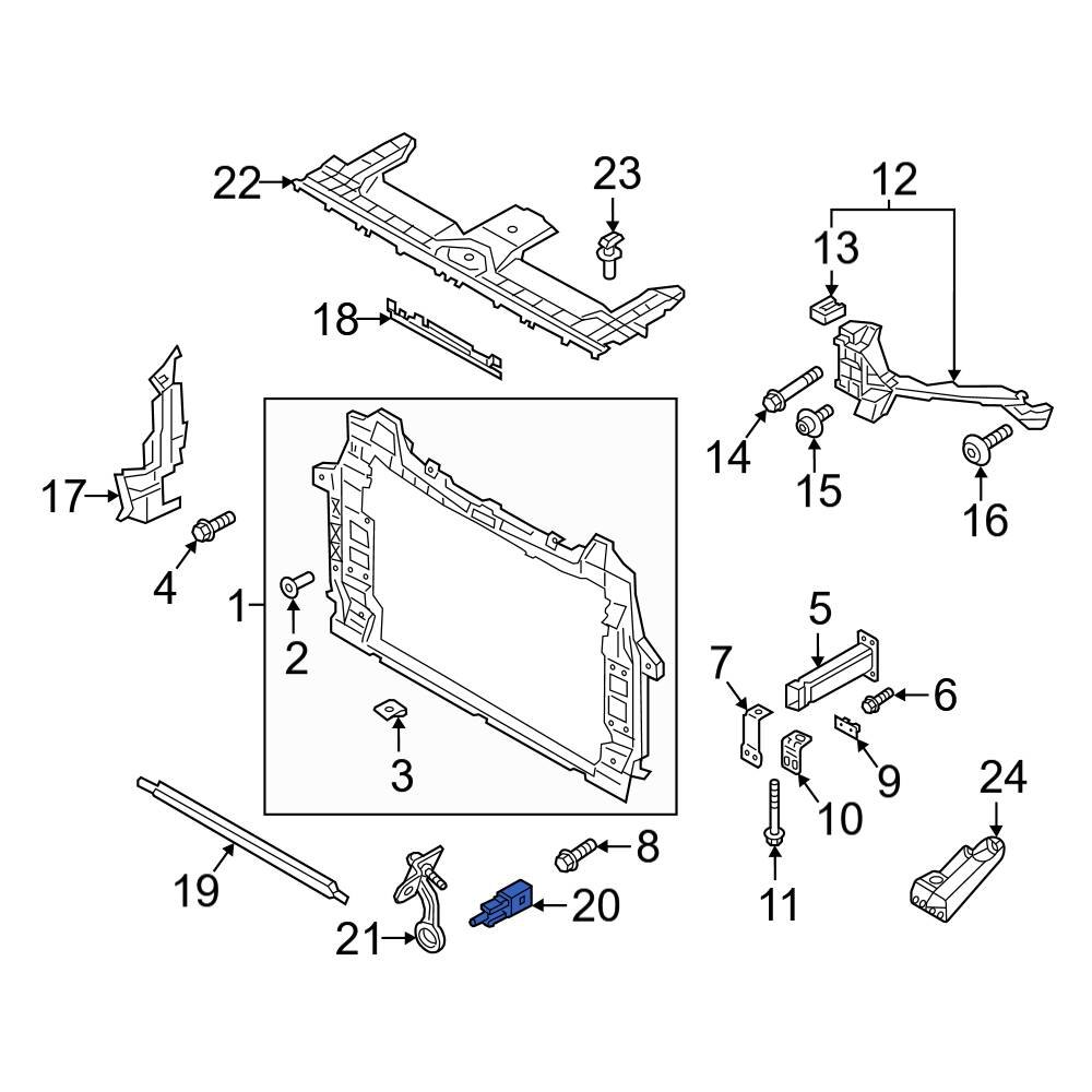 Audi OE 8Z0820535B - Front Ambient Air Temperature Sensor