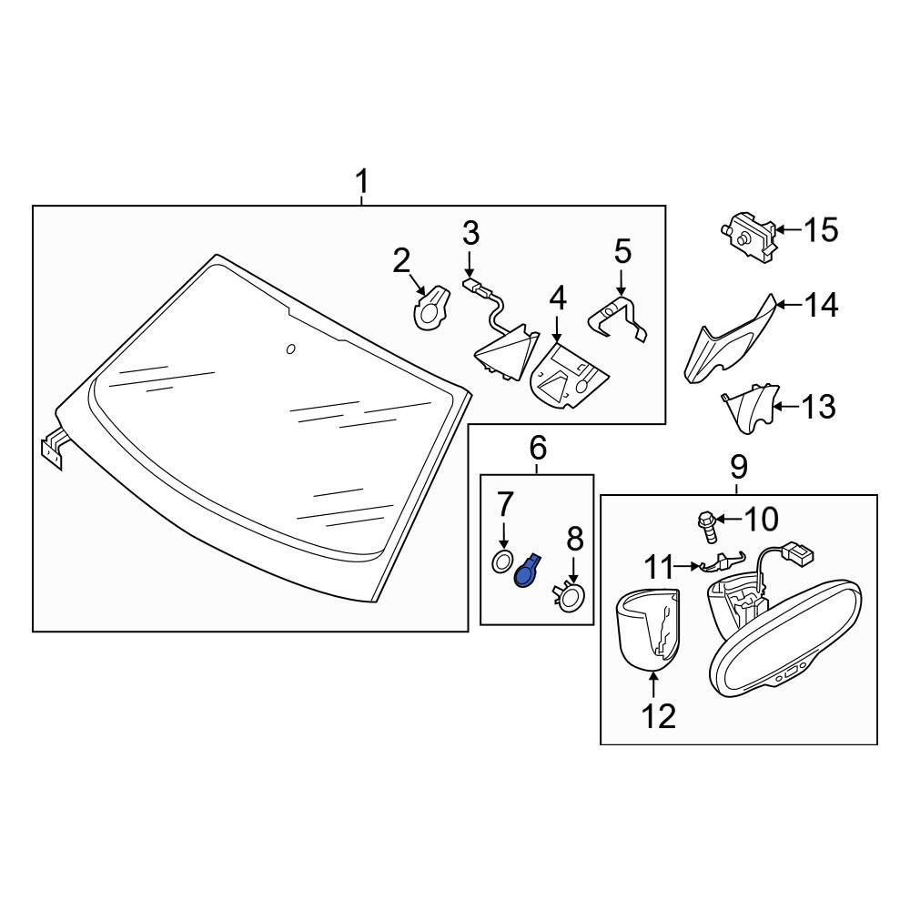 Audi OE 81A955555B Front Rain Sensor