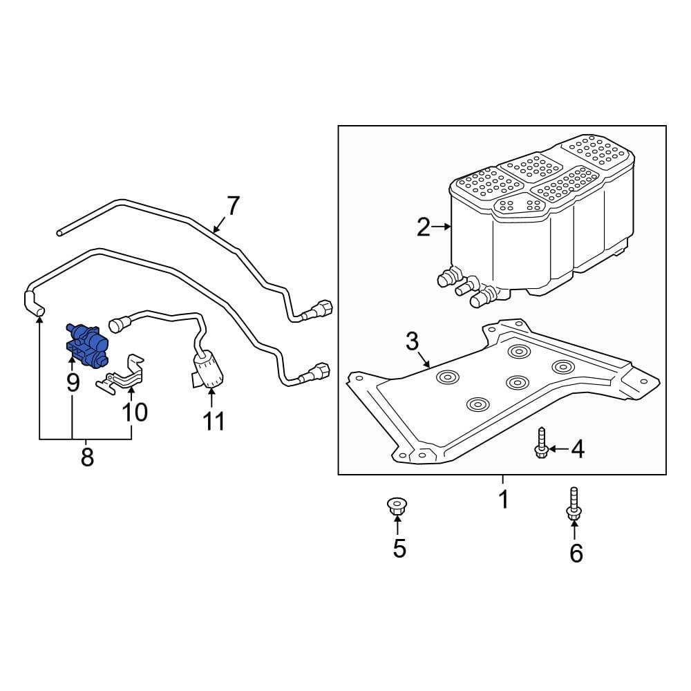 Audi OE 7L0906243A Evaporative Emissions System Leak Detection Pump