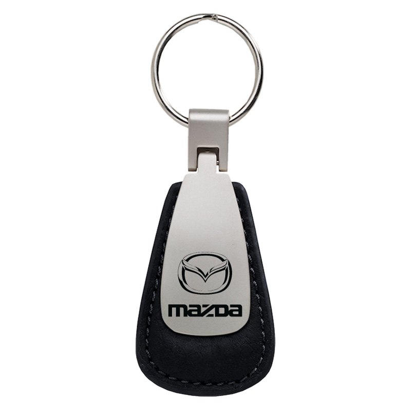 Mazda Key Ring Navy Blue Aluminum Valet Keychain KC3718.MAZ.NVY