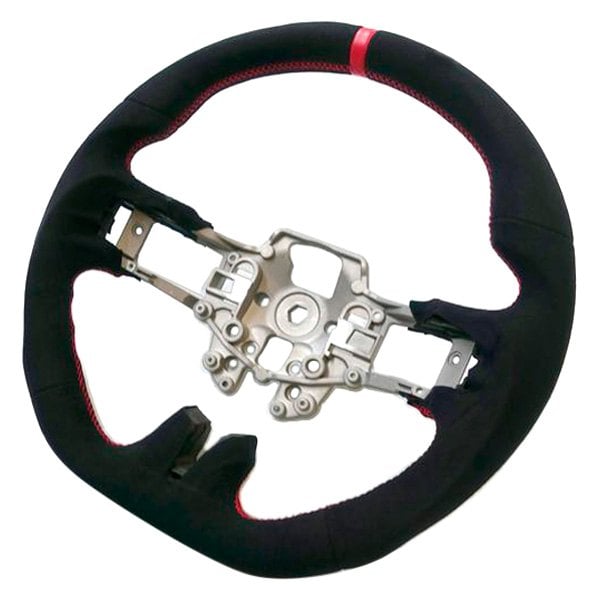 AutoTecknic® FD152-MU15 - 3-Spoke Carbon Fiber Steering Wheel with ...