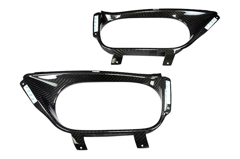 AutoTecknic® NS0010 Dry Carbon Fiber Exhaust Shield