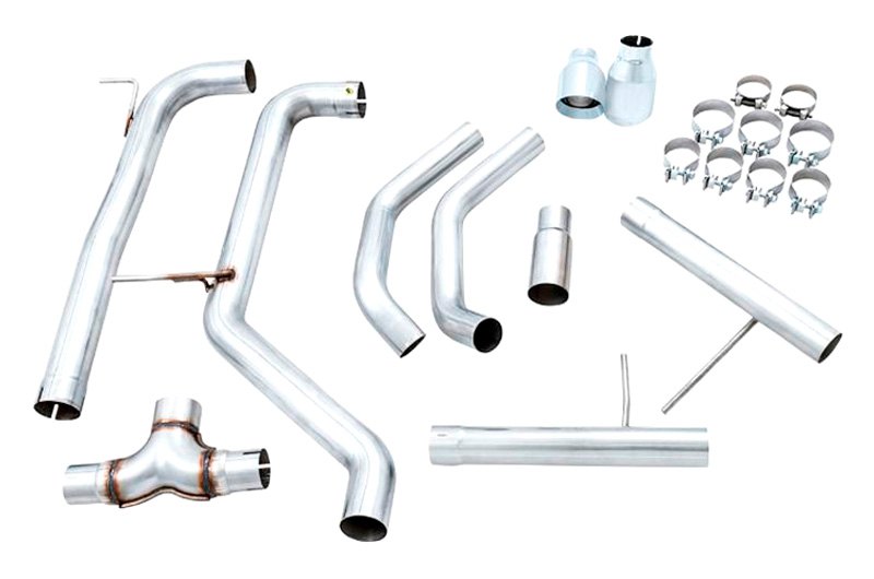 AWE Tuning® 302022034 Track Edition™ 304 SS NonResonated CatBack