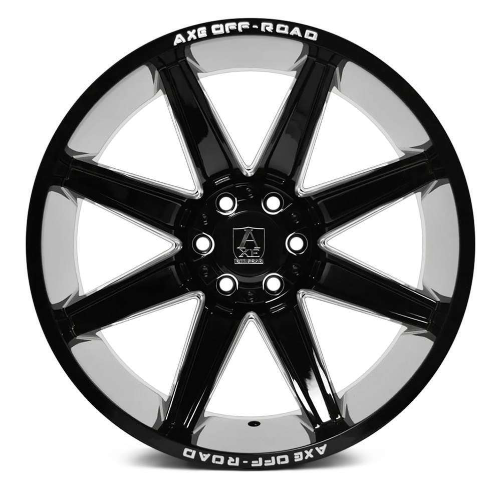 Axe® Artemis Wheels Gloss Black With Milled Accents Rims