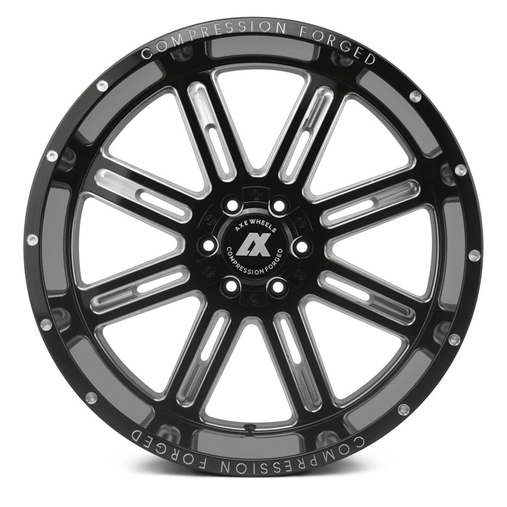 Axe® Ax4 0 Compression Forged Wheels Gloss Black With Milled Accents