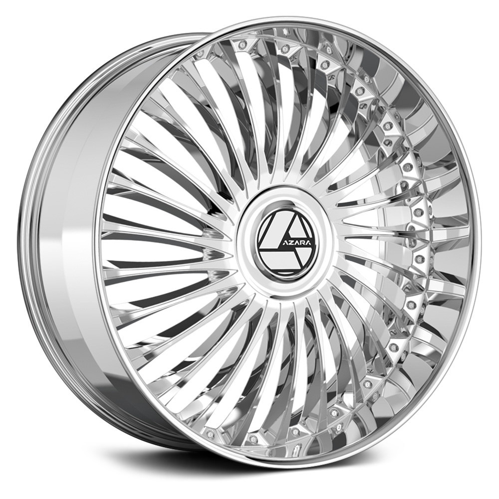 アクセサリー Az-Store AZARA® AZX-103 Wheels - Chrome Rims - AZX-1032493915C-114.3