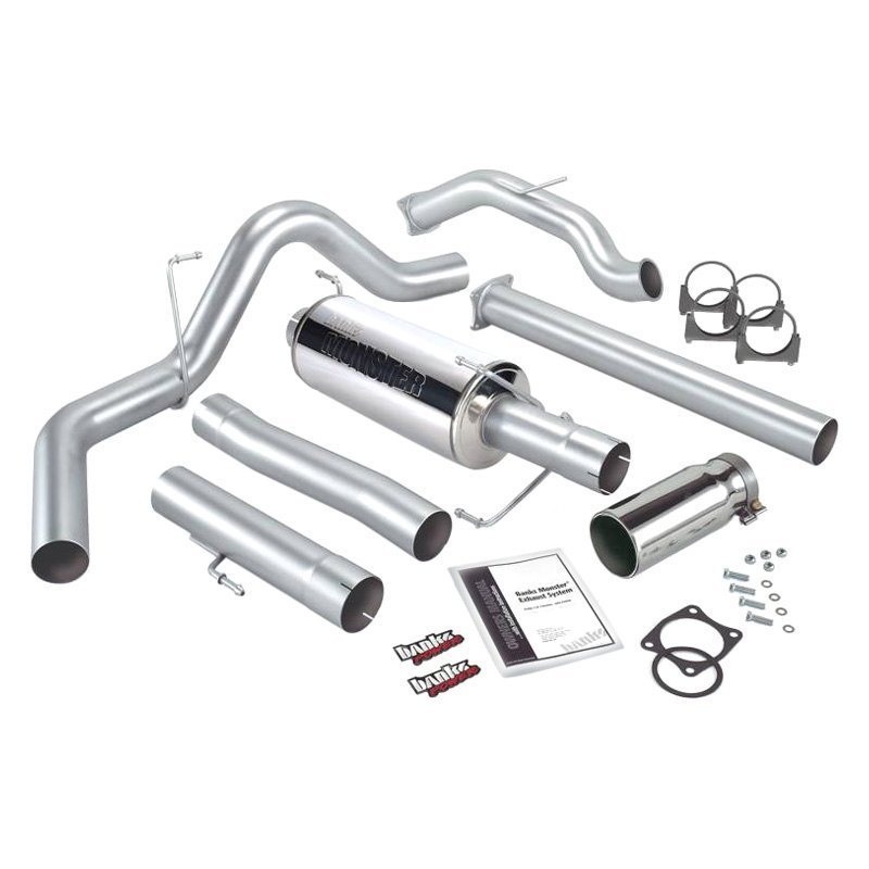Banks® 48641 Monster™ Stainless Steel TurboBack Exhaust System with Single Side Exit