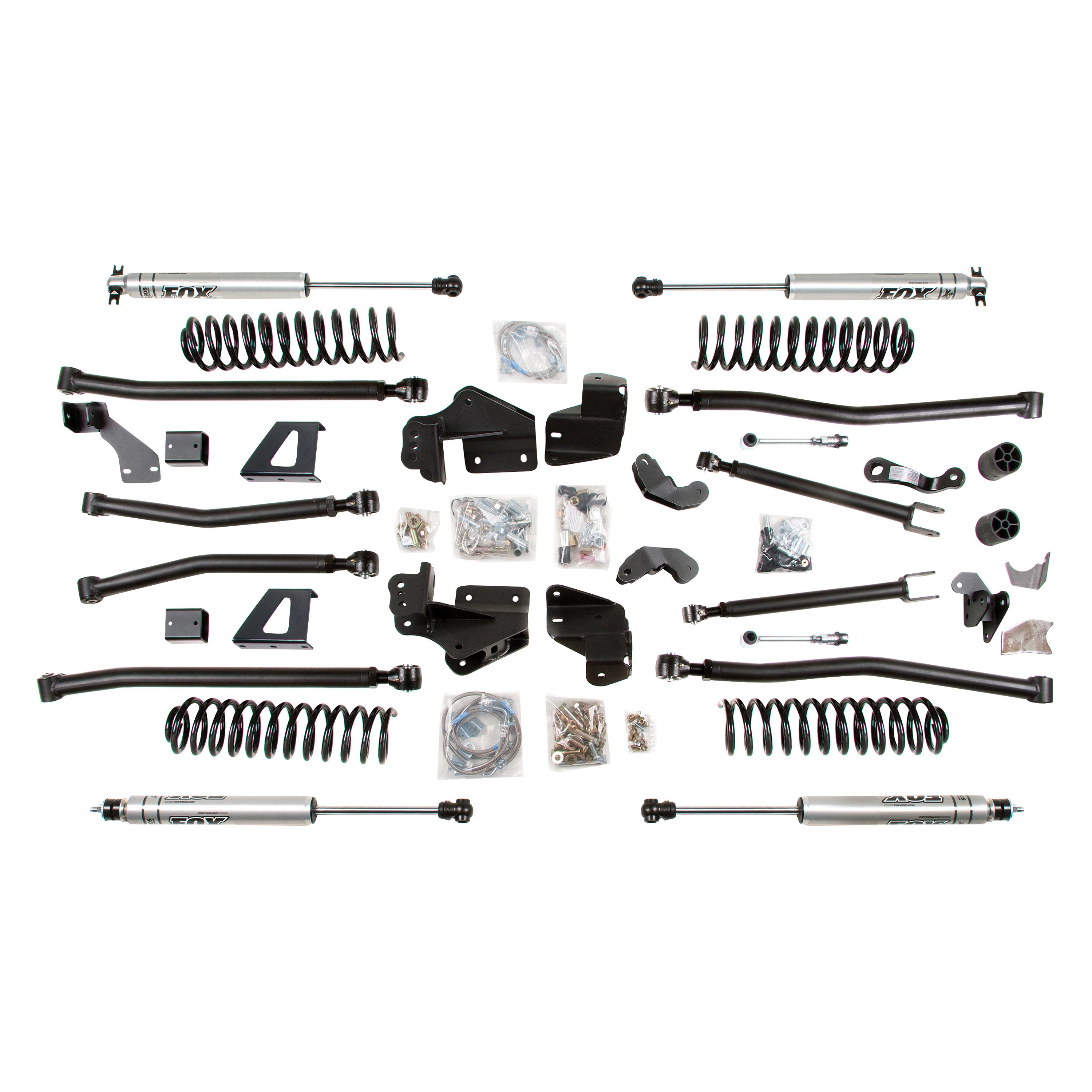 BDS Suspension® Jeep Wrangler 2007 6.5" x 6.5" Standard Front and
