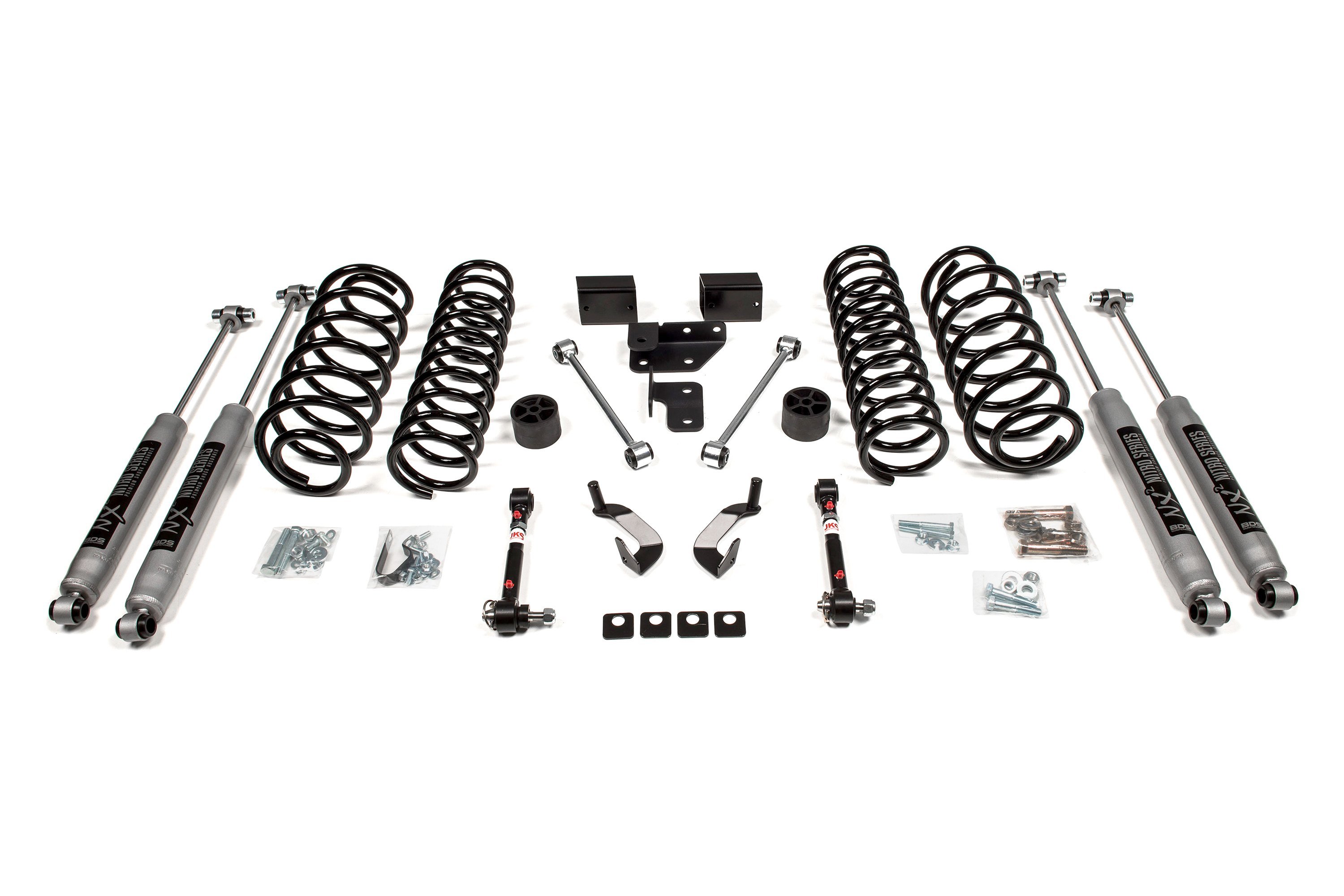 BDS Suspension® 1435H - 2" Front And Rear Suspension Lift Kit