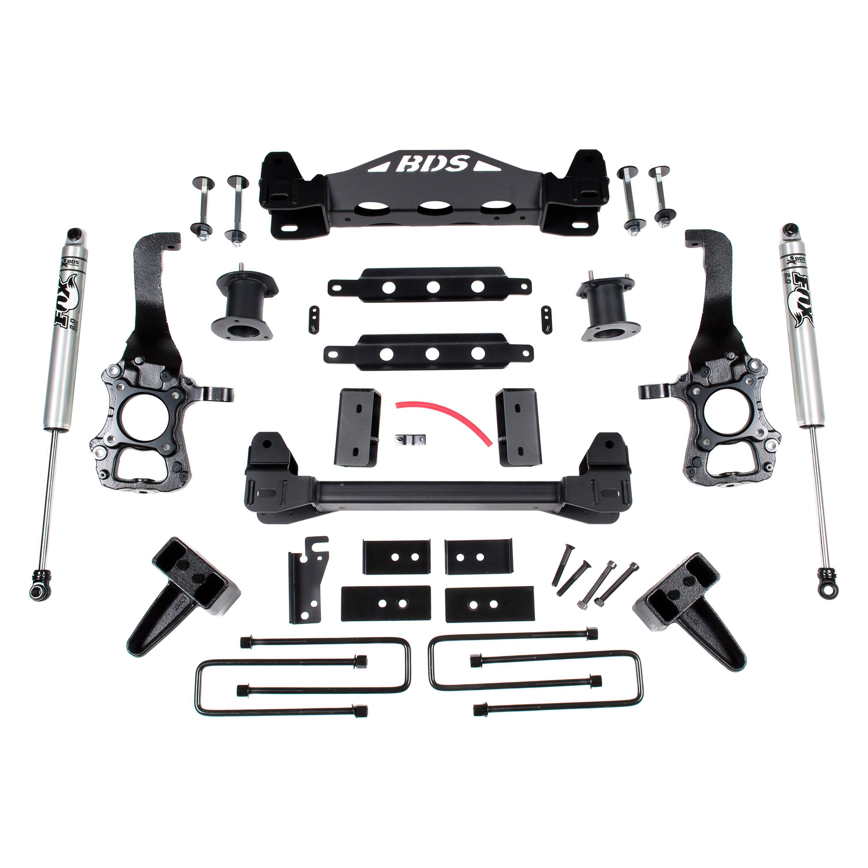 BDS Suspension® 1522H 6" x 4" Standard Front and Rear Suspension Lift Kit