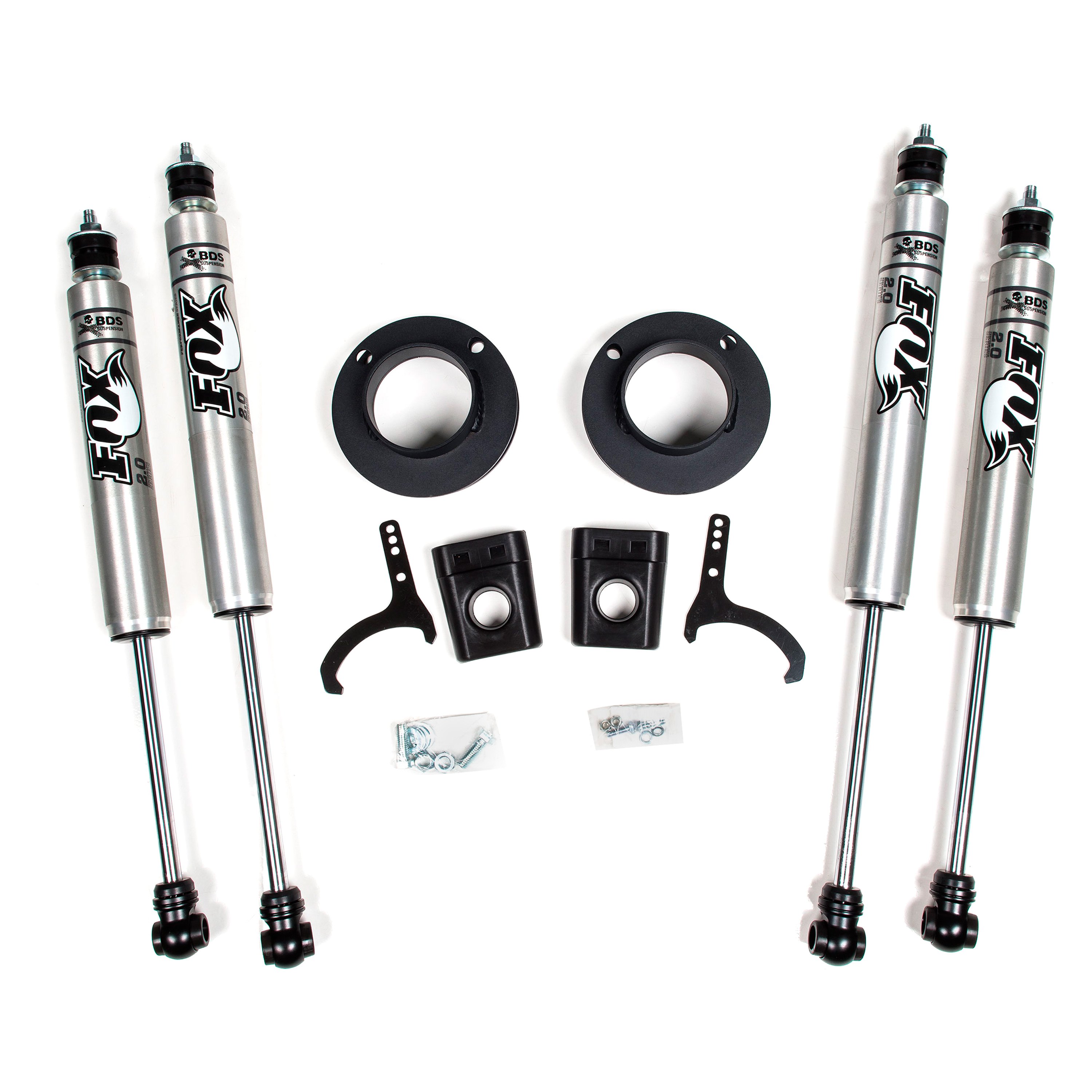 BDS Suspension® 1635H 2" Front and Rear Suspension Lift Kit