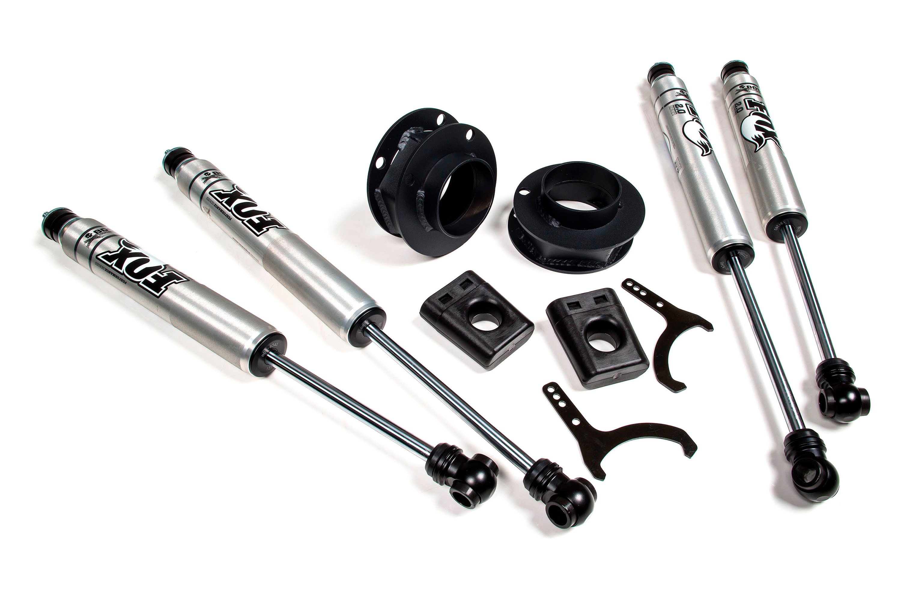 BDS Suspension® 1635H - 2" Front And Rear Suspension Lift Kit