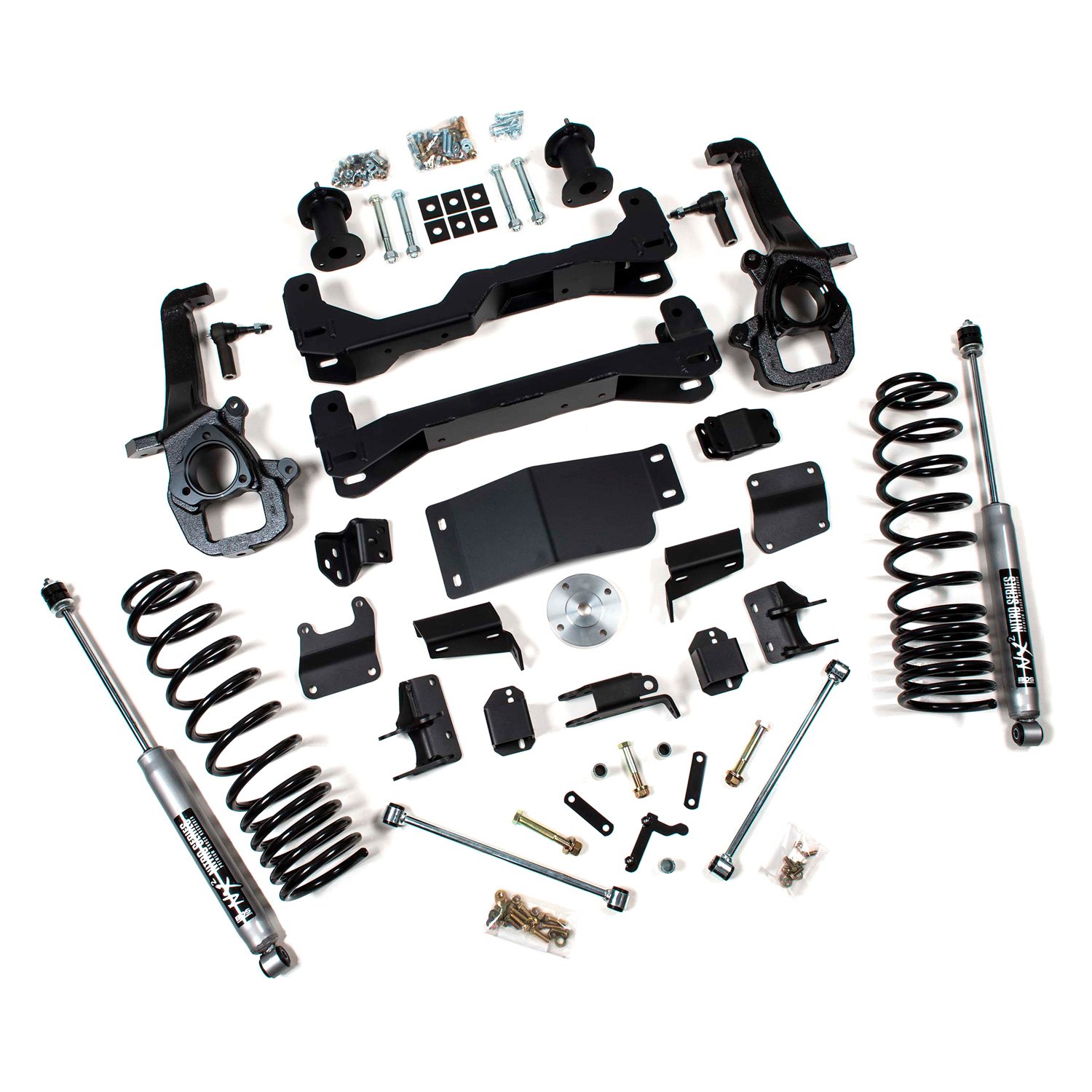 BDS Suspension® 1638H 4" x 3" Front and Rear Suspension Lift Kit