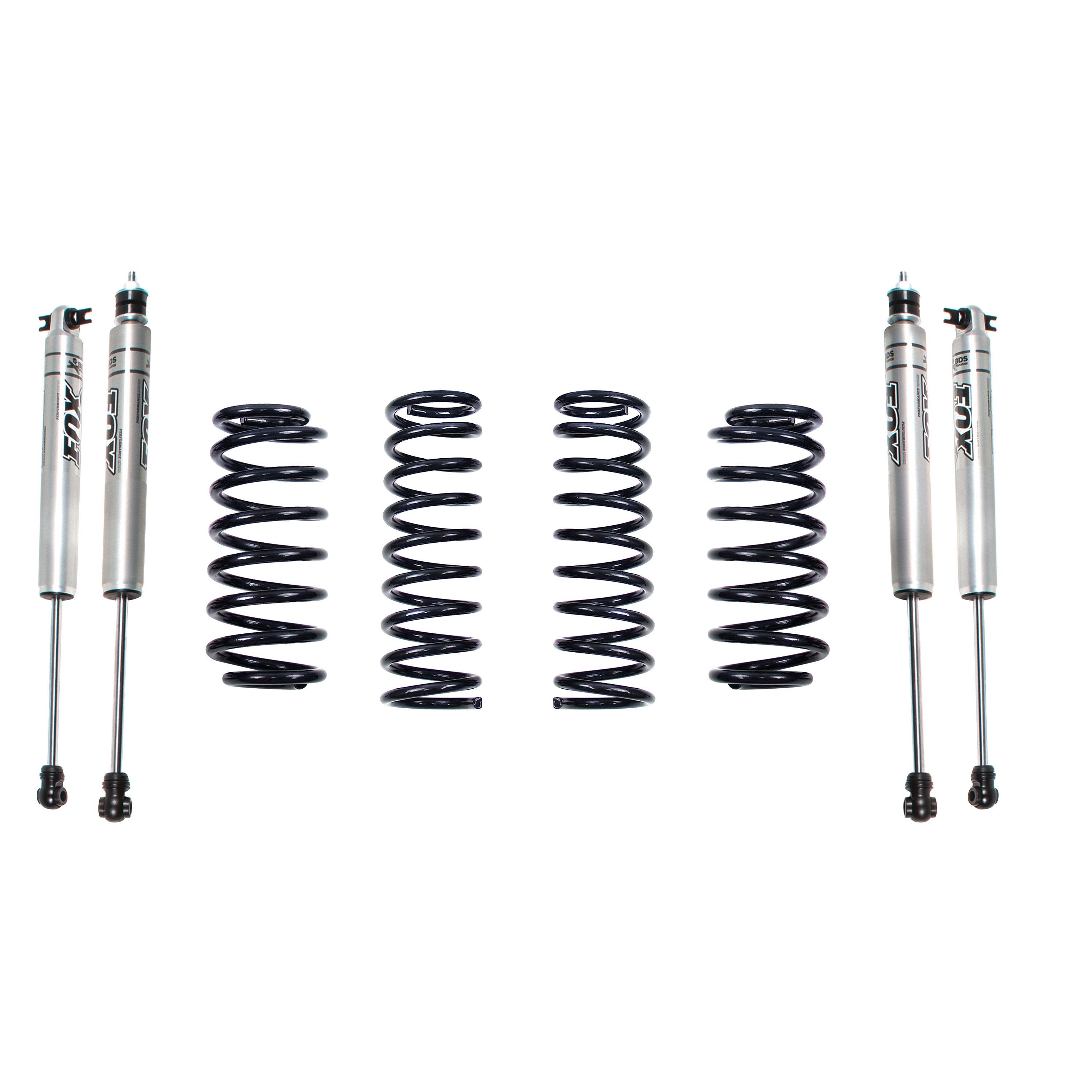 BDS Suspension® 447H 2" x 2" Standard Front and Rear Suspension Lift Kit