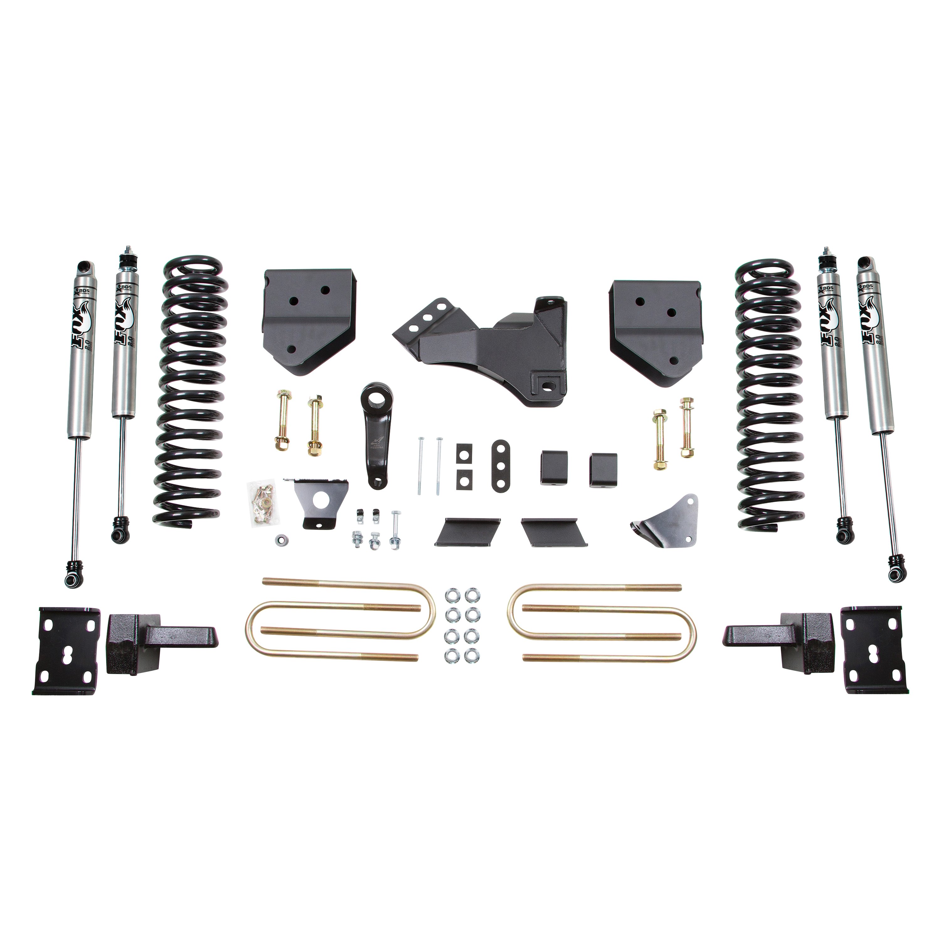 Standard Front and Rear Suspension Lift Kit with 4" Front and 2" ...