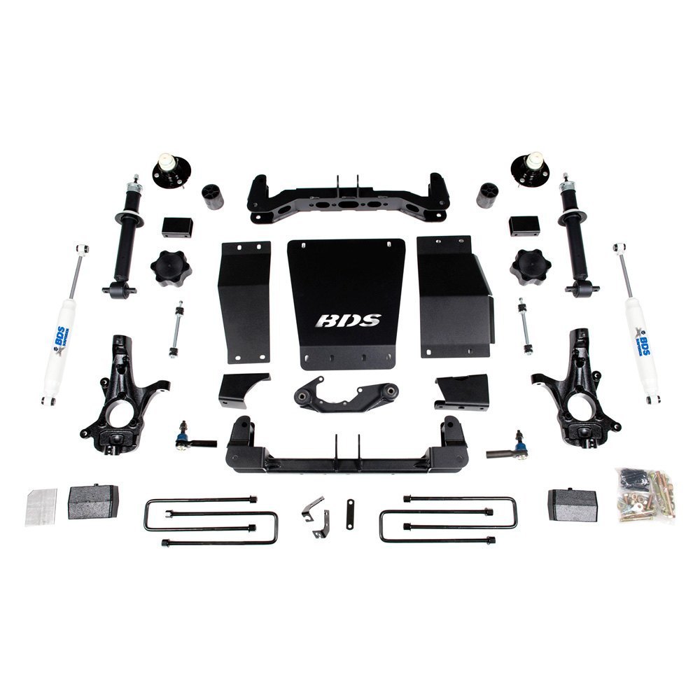 BDS Suspension® 715H 4" x 2" Standard Front and Rear Suspension Lift Kit