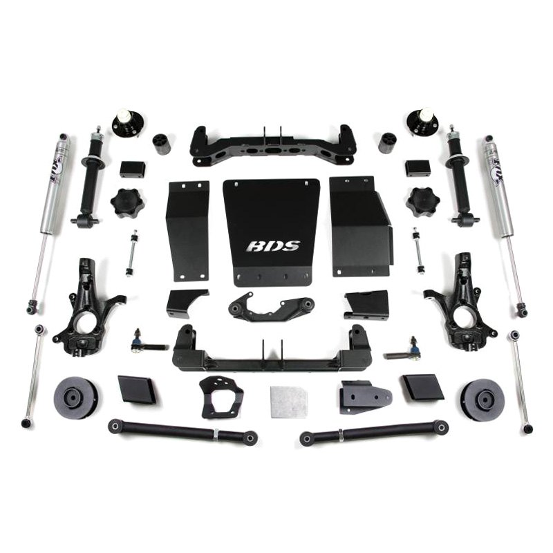 BDS Suspension® 734H - 4" X 3" Standard Front And Rear Suspension Lift Kit