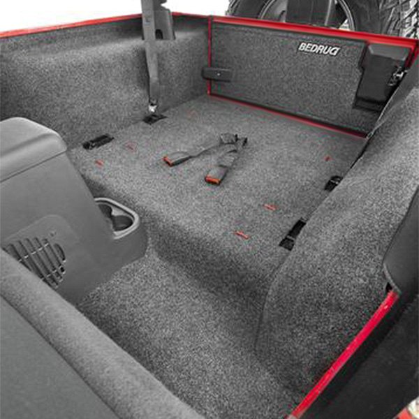 BedRug® - Jeep Wrangler TJ Body Code 1997 Gray Replacement Carpet Kit
