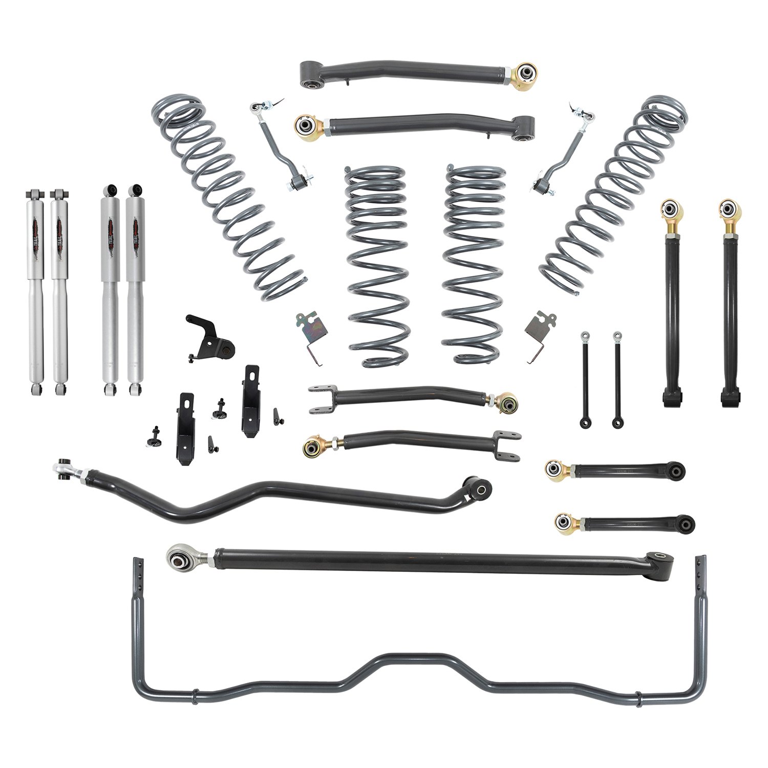 Belltech® 153206TPS 4" Front and Rear Suspension Lift Kit