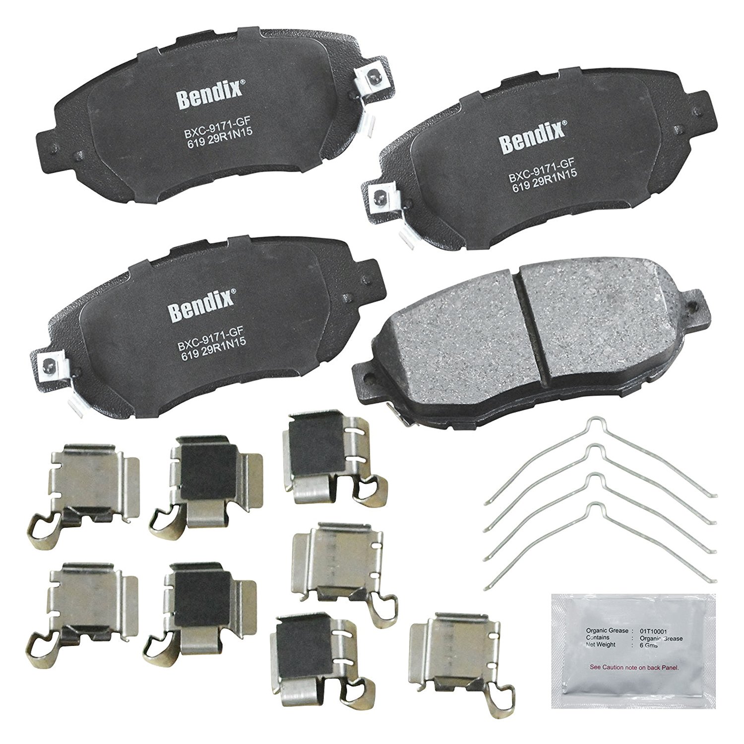 Bendix® CFC619 Premium Copper Free™ Ceramic Front Disc Brake Pads