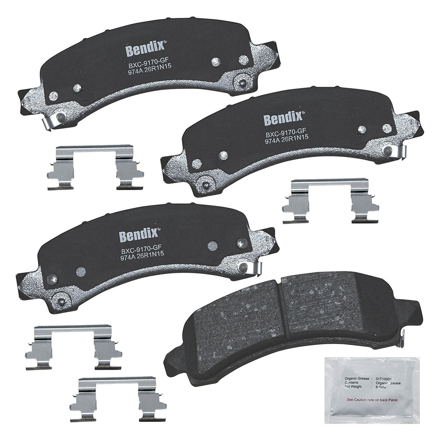 Bendix® Chevy Tahoe 2004 Premium Copper Free™ Ceramic Disc Brake Pads