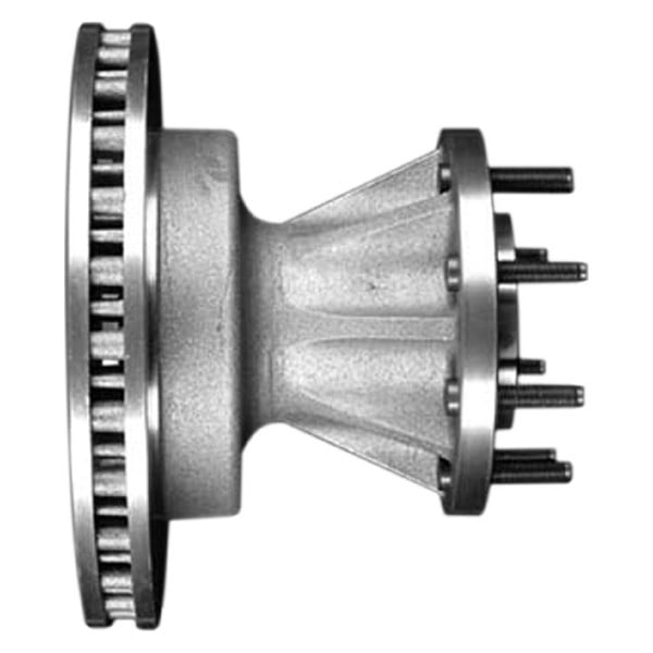 Bendix Rotor Hub Bendix® PRT5267 - Global™ Premium Plain Vented Front Brake Rotor and ...