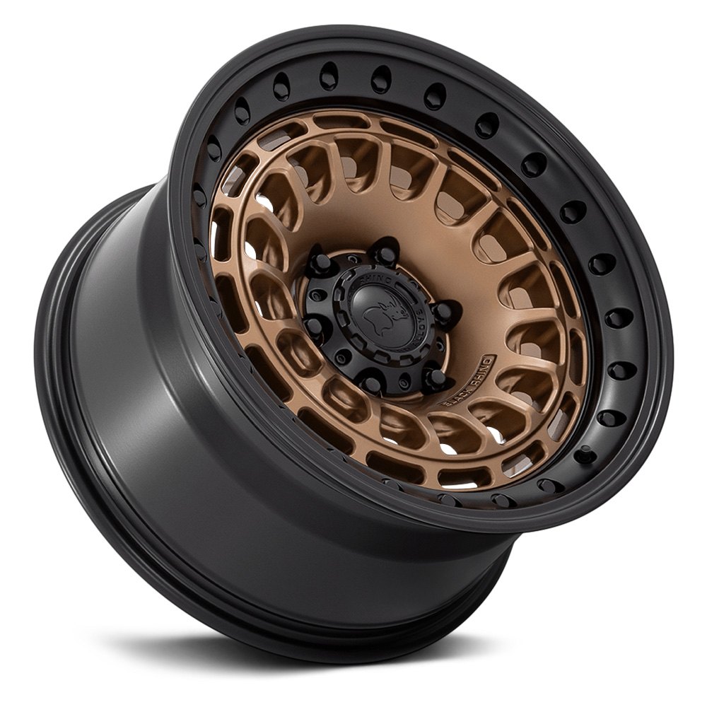 BLACK RHINO® BR014 SAHARA Wheels - Matte Bronze with Gloss Black Lip Rims