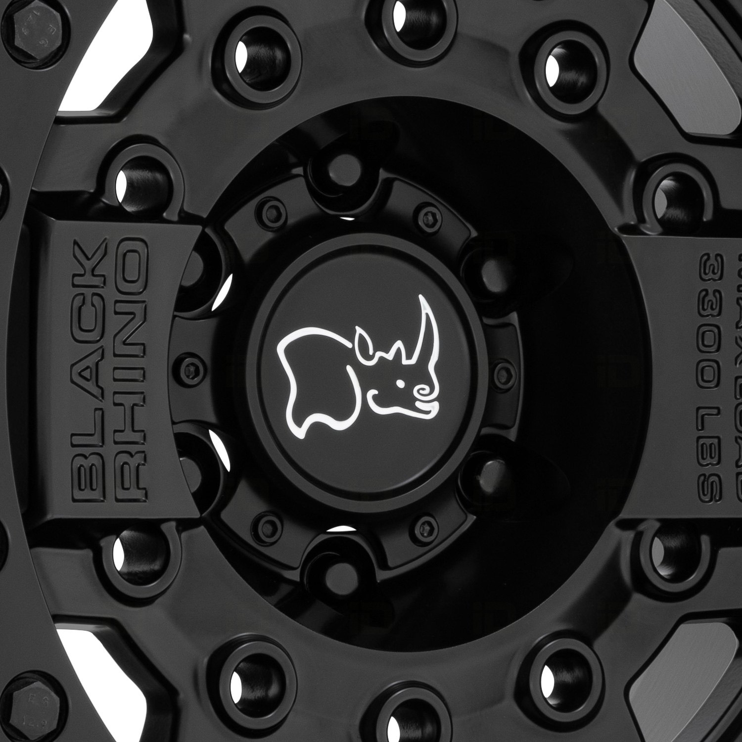 BLACK RHINO® AVENGER BEADLOCK Wheels - Matte Black with Black Hardware