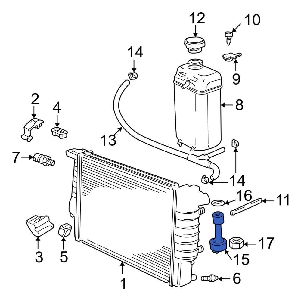 BMW OE 61318360876 Engine Coolant Level Sensor