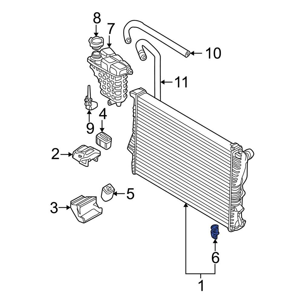 BMW OE 17111712339 Radiator Drain Plug