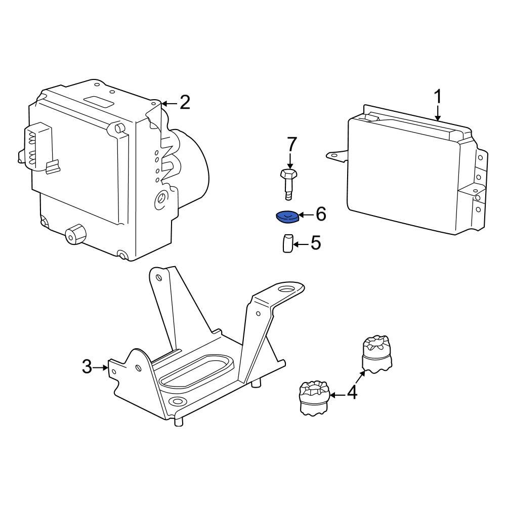 BMW OE 07146977329 - Power Steering Reservoir Washer