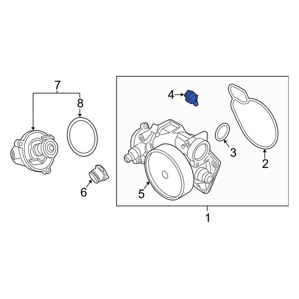 BMW OE 13627580635 - Engine Oil Temperature Sensor