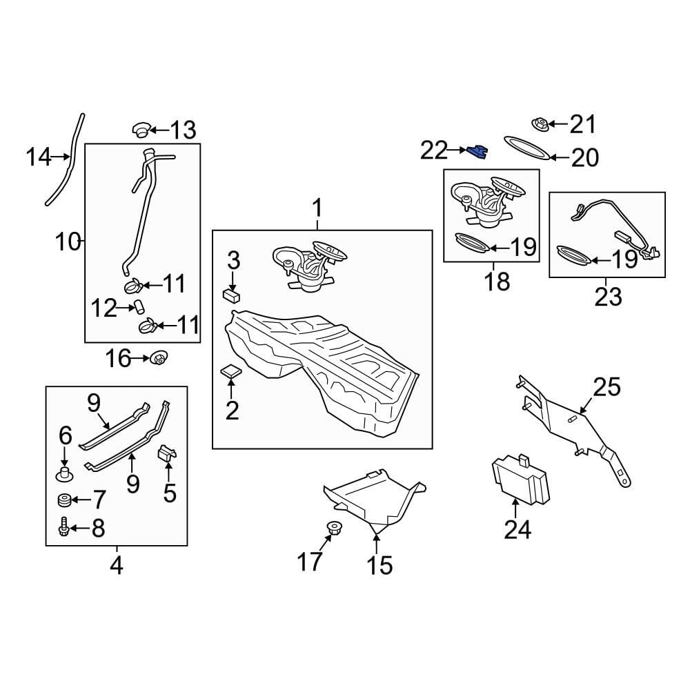 BMW OE 16137333588 Fuel Temperature Sensor