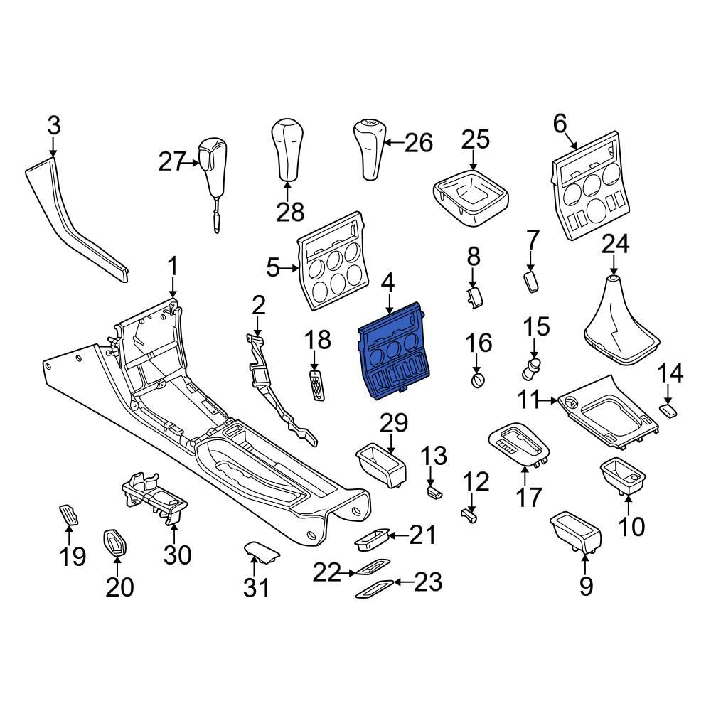 BMW OE 51168411648 Instrument Panel Trim Panel