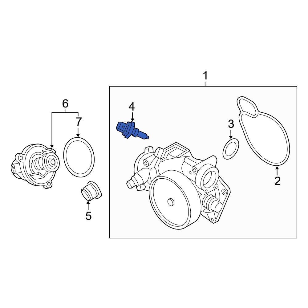 BMW OE 13627580635 Engine Oil Temperature Sensor
