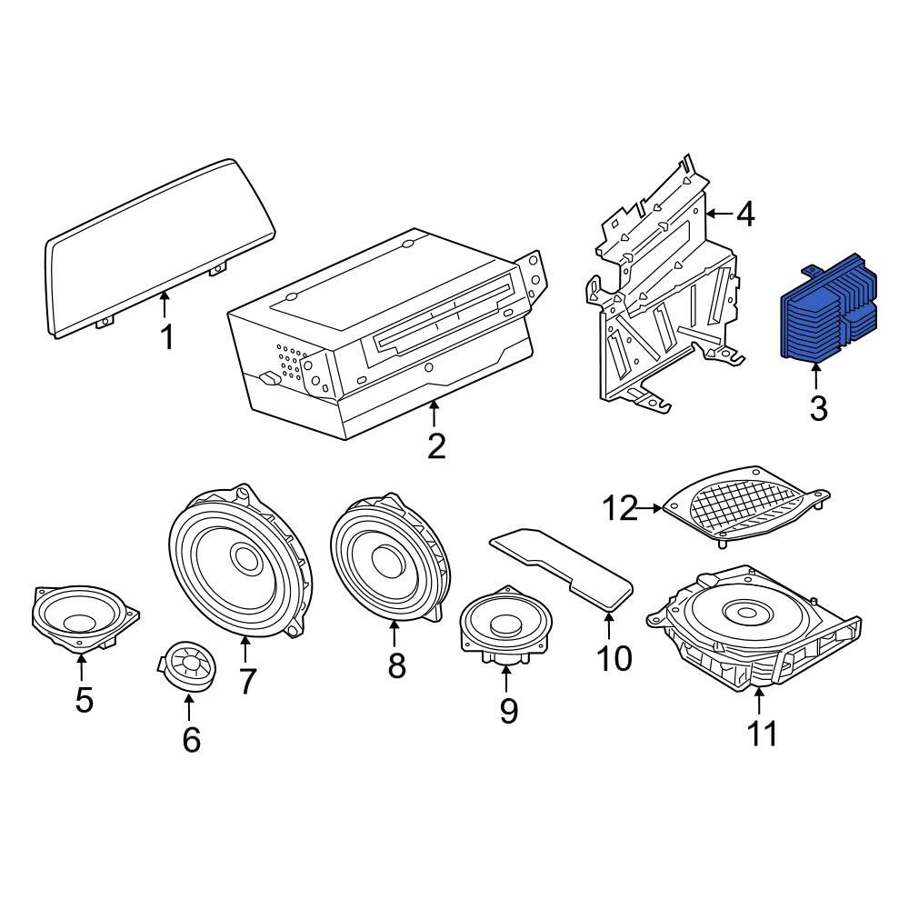 BMW OE 65122622873 - Radio Amplifier