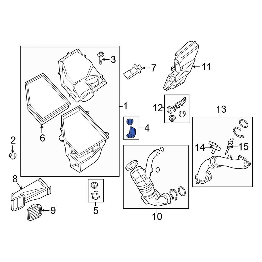 BMW OE 13718620475 - Upper Air Cleaner Bracket