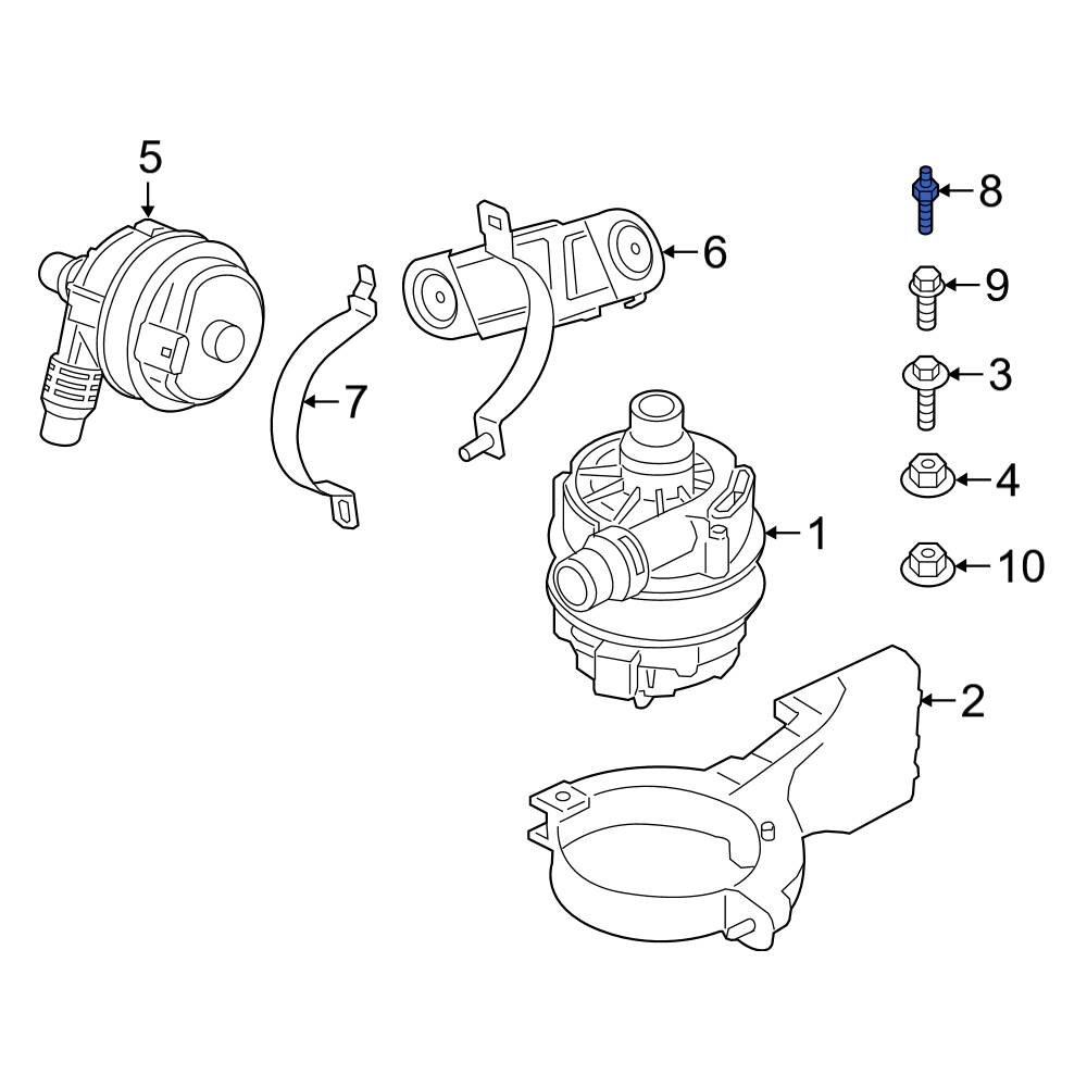 BMW OE 07119907463 - Fuel Tank Access Cover Screw