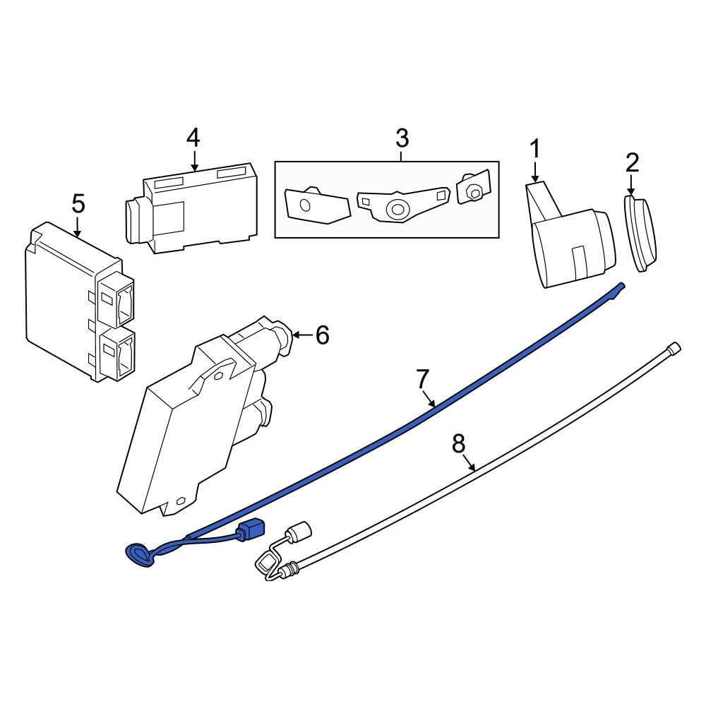 BMW OE 61358494948 Rear Upper Liftgate Motion Sensor