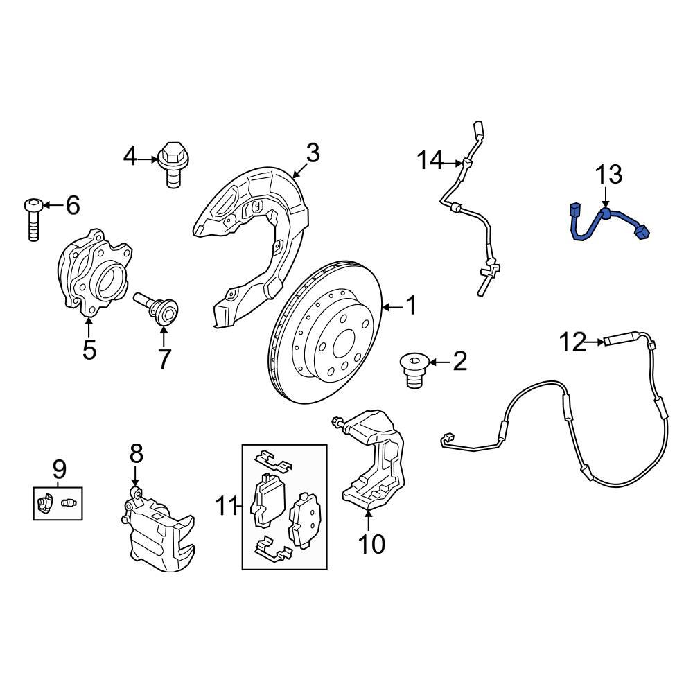 BMW OE 34306792253 Rear Brake Hydraulic Hose