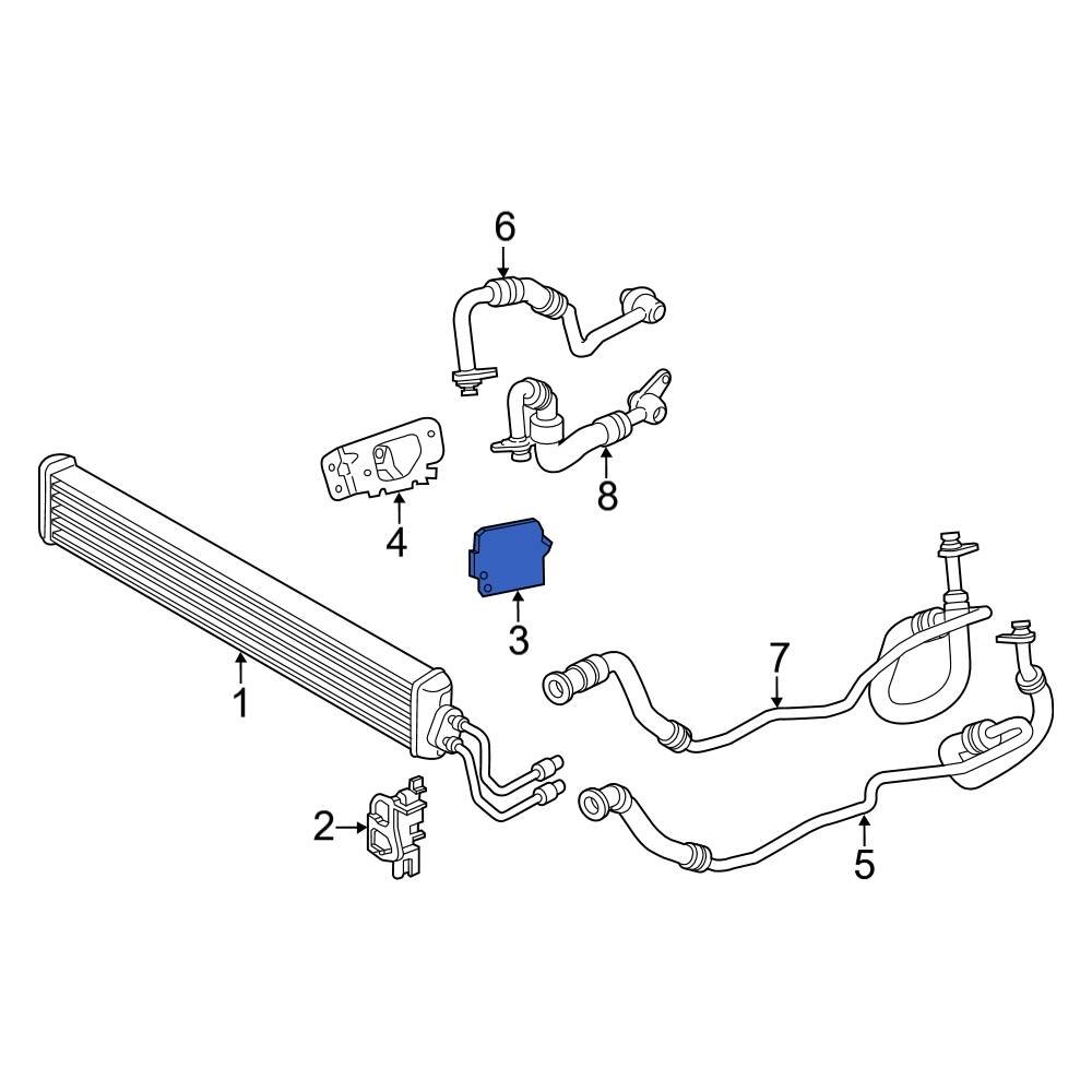 BMW OE 17227592723 Automatic Transmission Oil Cooler Thermostat